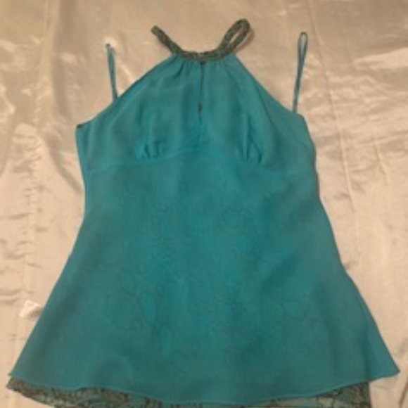 Turquoise Python Halter in Fine Rayon - Picture 6 of 6